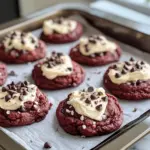 Homemade Red Velvet Cream-Cheese Stuffed Cookies recipe photo