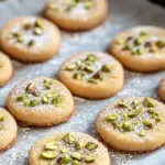 Delicious Rosewater Pistachio Shortbread Cookies photo