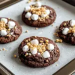 Homemade Toasted Marshmallow Hot Cocoa Cookies recipe photo