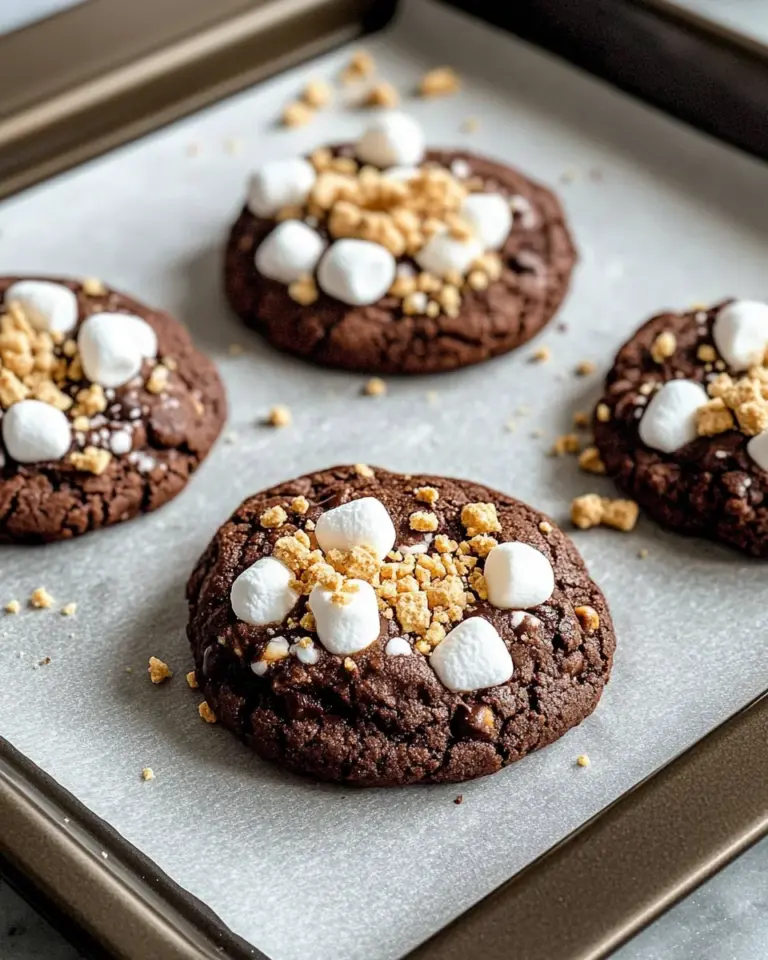 Homemade Toasted Marshmallow Hot Cocoa Cookies recipe photo