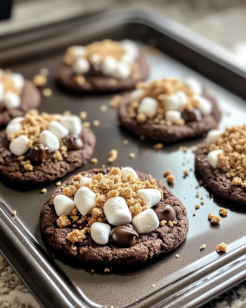 Classic Toasted Marshmallow Hot Cocoa Cookies dish photo