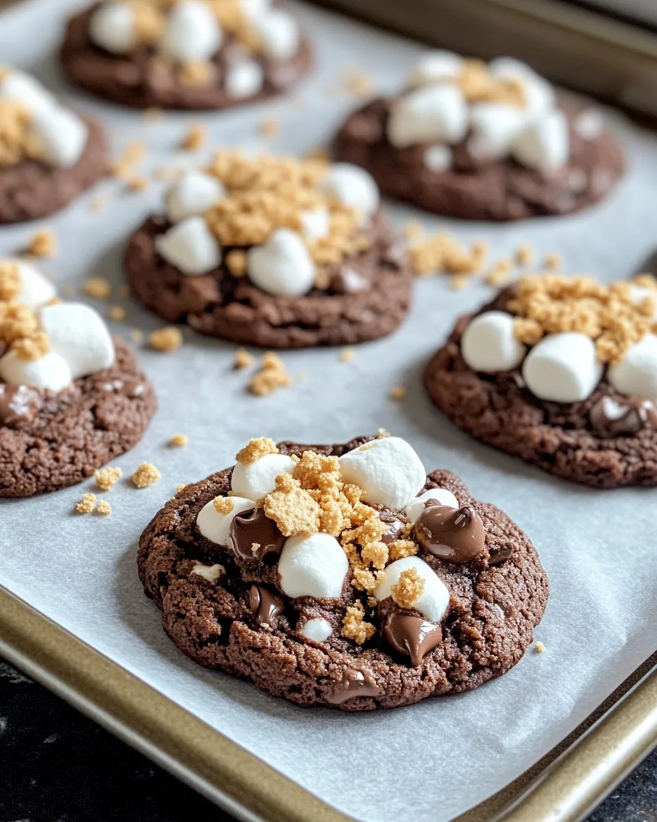 Delicious Toasted Marshmallow Hot Cocoa Cookies plate image