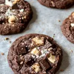 Homemade Triple Chocolate Midnight Chunk Cookies photo