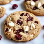 Homemade White Chocolate Cranberry Snow Cookies photo