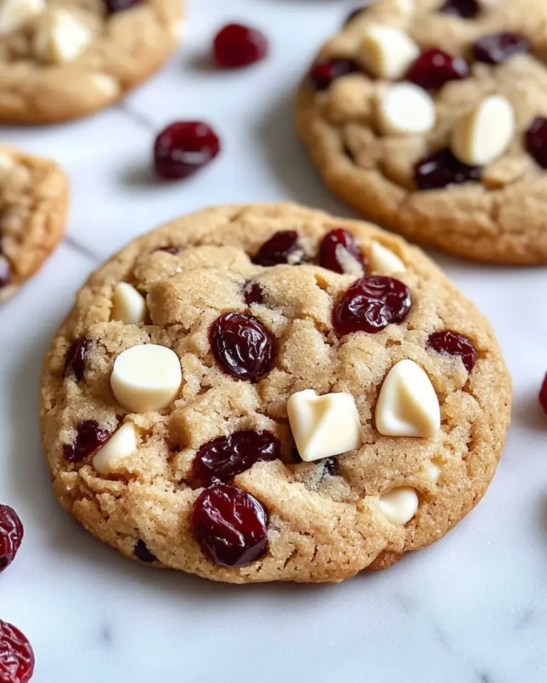 Homemade White Chocolate Cranberry Snow Cookies photo