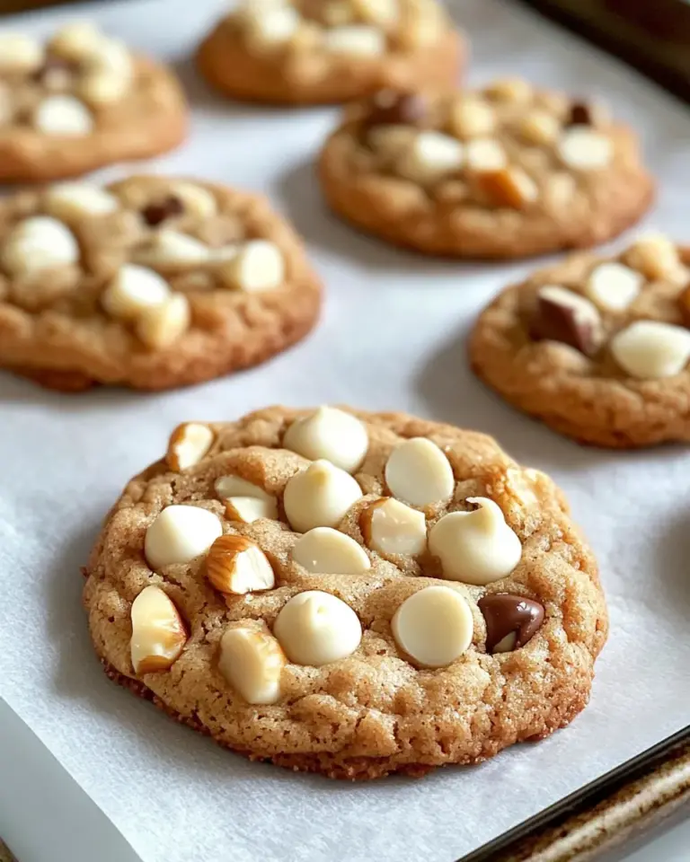 Homemade White Chocolate Macadamia Snowdrift Cookies photo