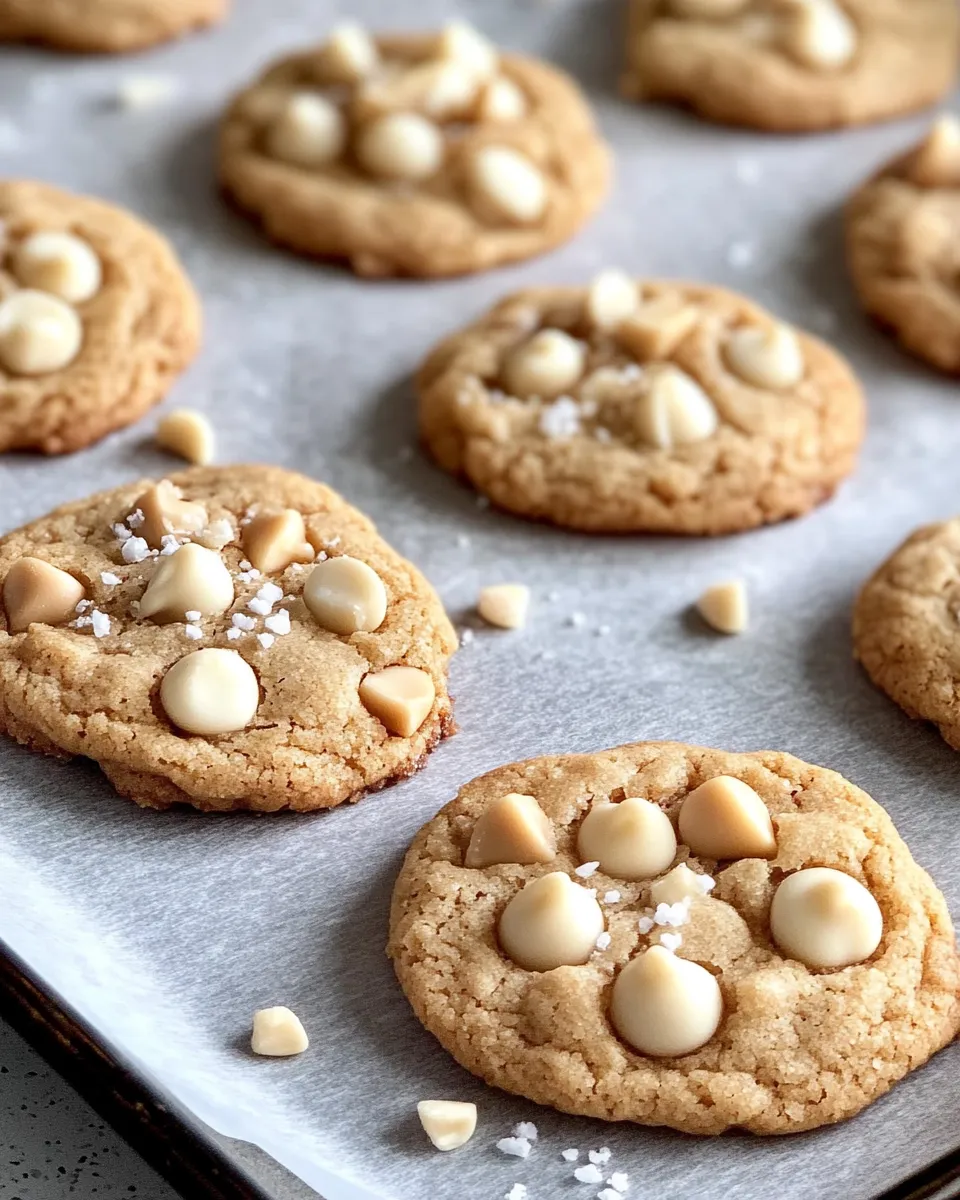 Classic White Chocolate Macadamia Snowdrift Cookies image