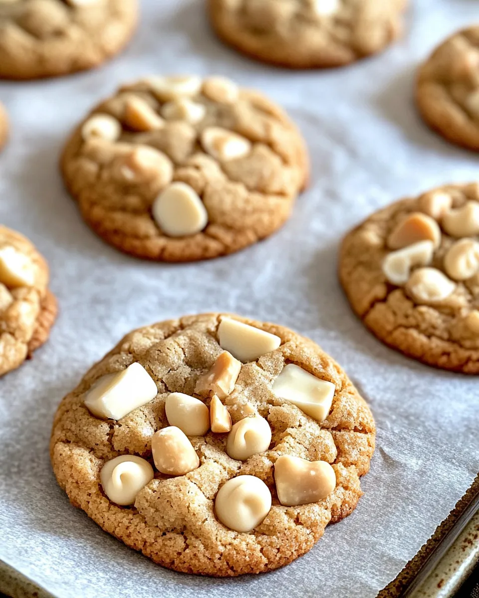 Easy White Chocolate Macadamia Snowdrift Cookies recipe photo