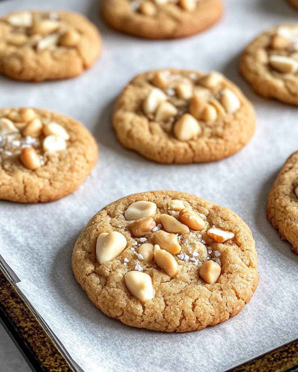 Delicious White Chocolate Macadamia Snowdrift Cookies dish photo