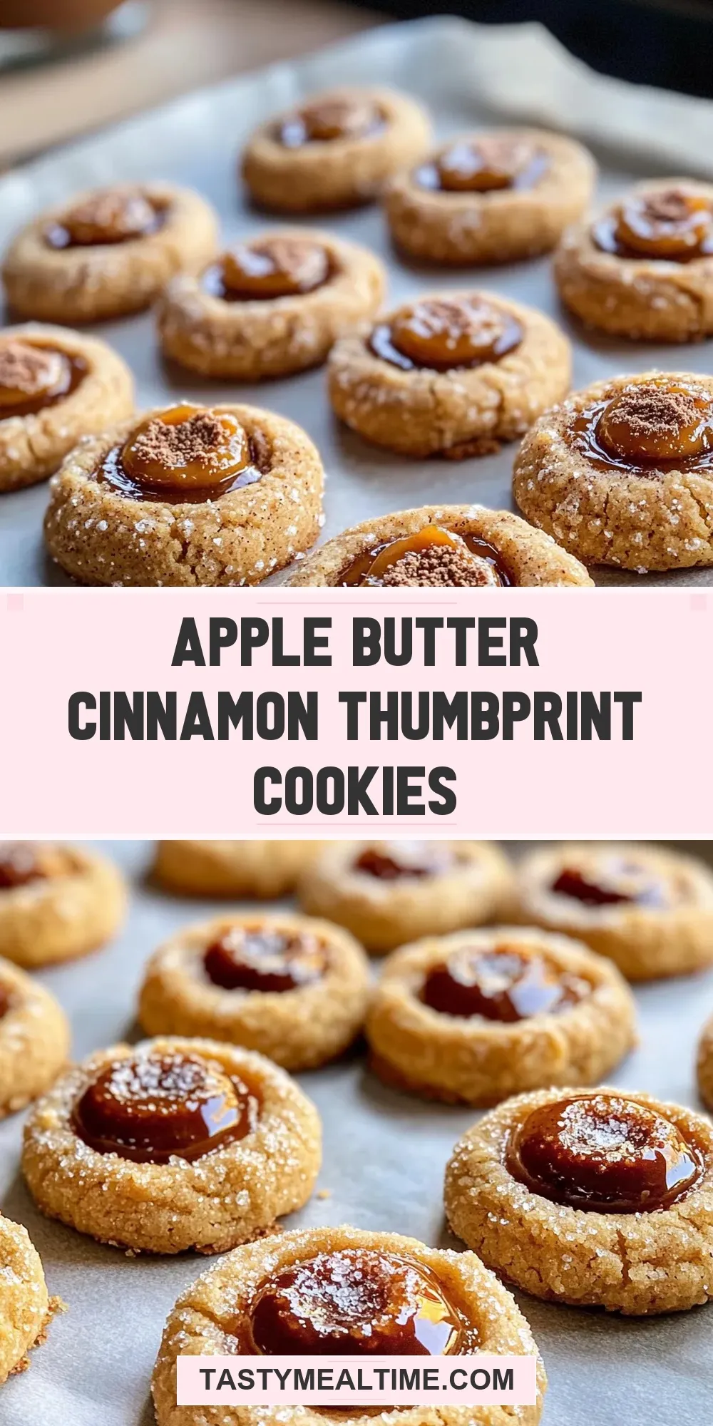 Apple Butter Cinnamon Thumbprint Cookies Recipe