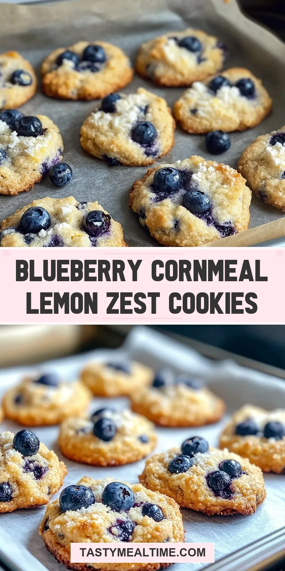 How To Make Amazing Blueberry Cornmeal Lemon Zest Cookies