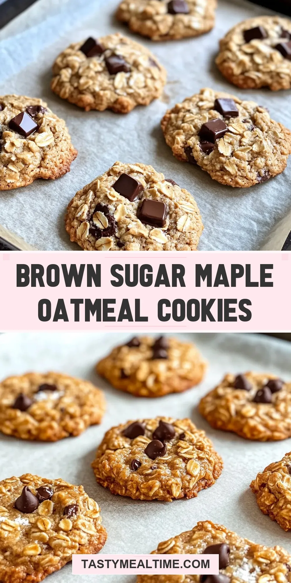Brown Sugar Maple Oatmeal Cookies Recipe