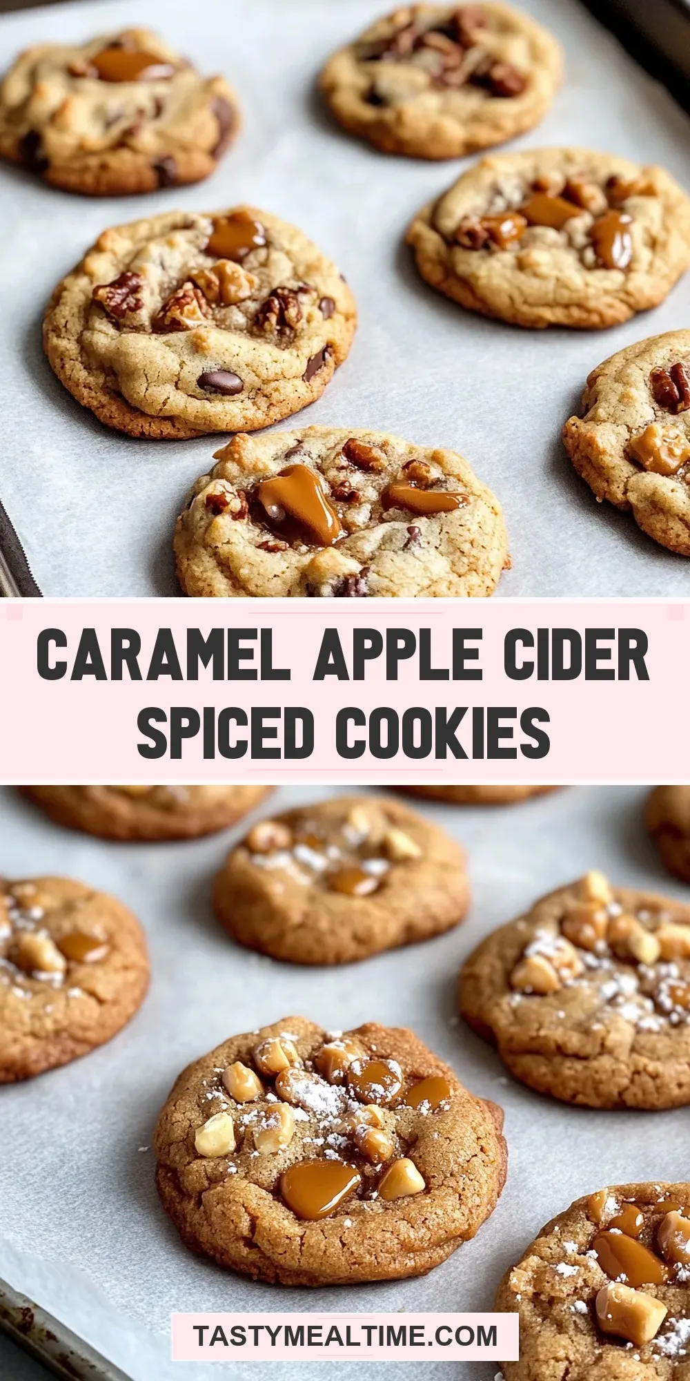 Caramel Apple Cider Spiced Cookies (Flavorful & Delicious)