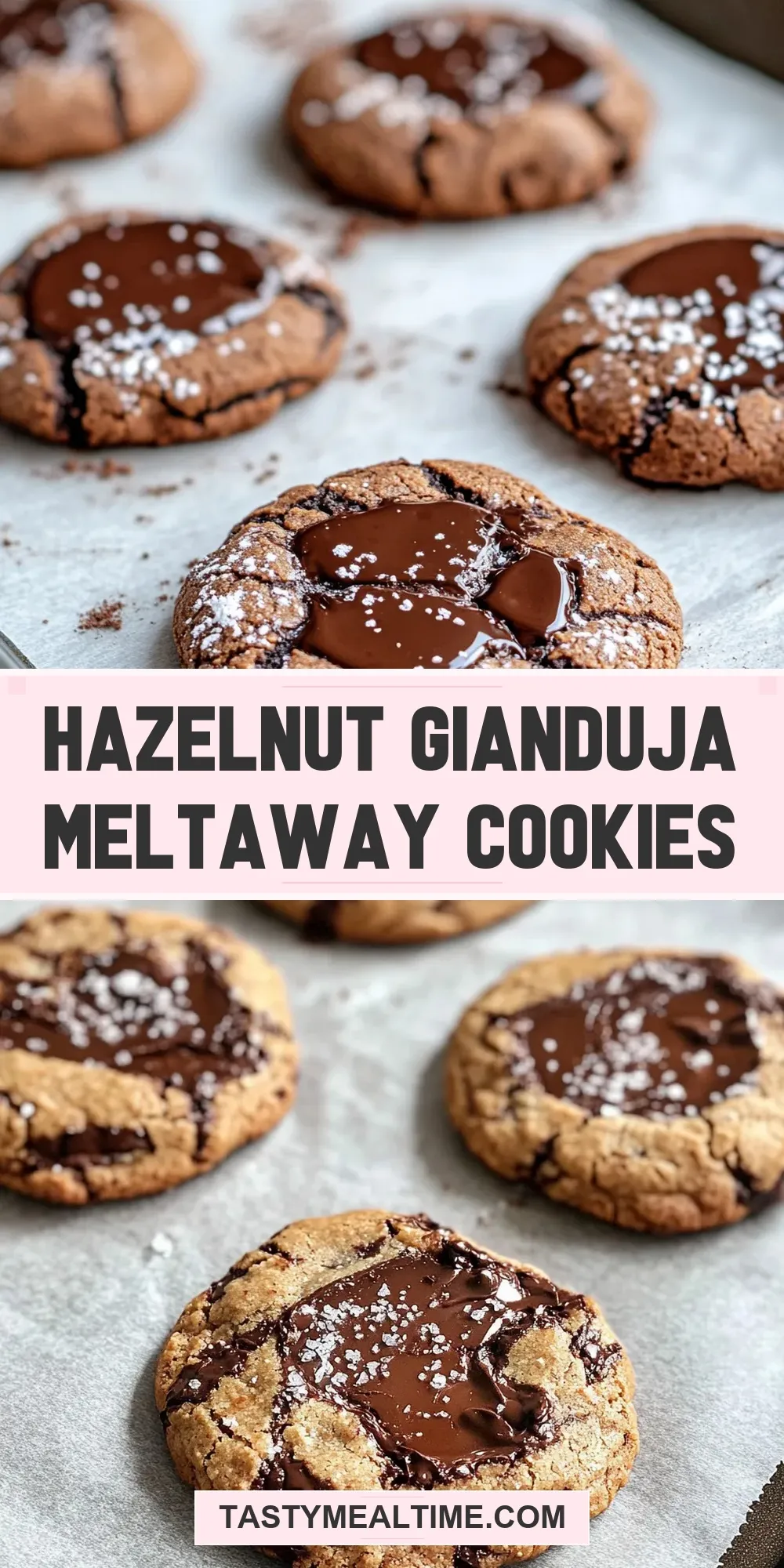Hazelnut Gianduja Meltaway Cookies (Delicious & Delicious)