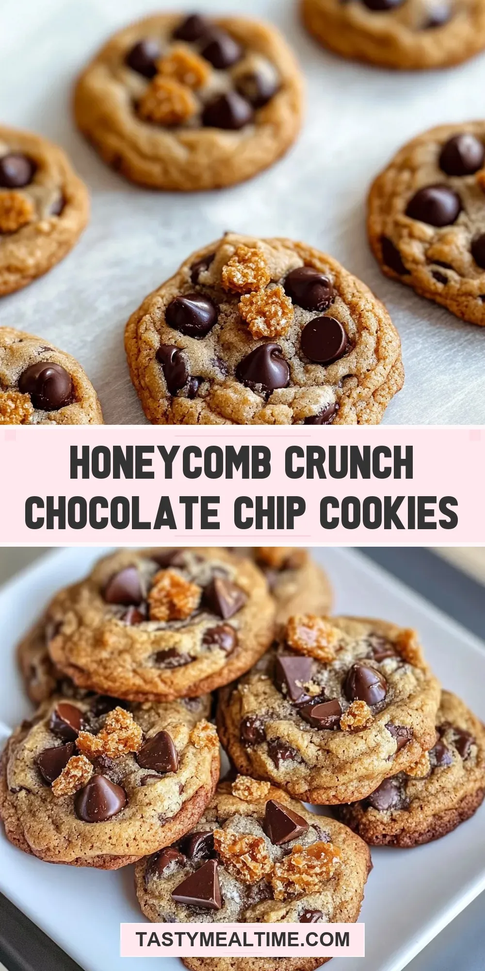 Perfect Honeycomb Crunch Chocolate Chip Cookies