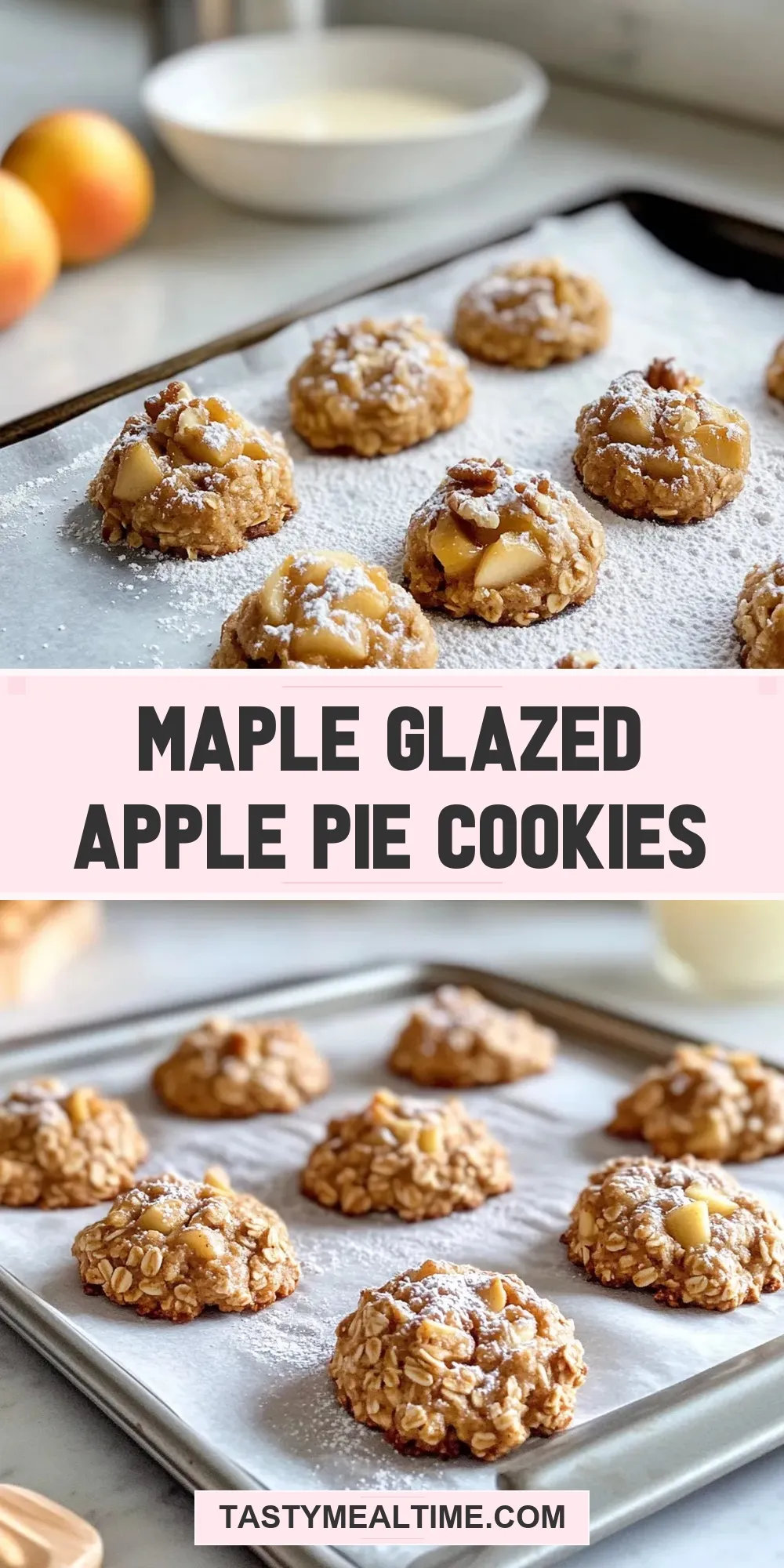 Maple Glazed Apple Pie Cookies Recipe