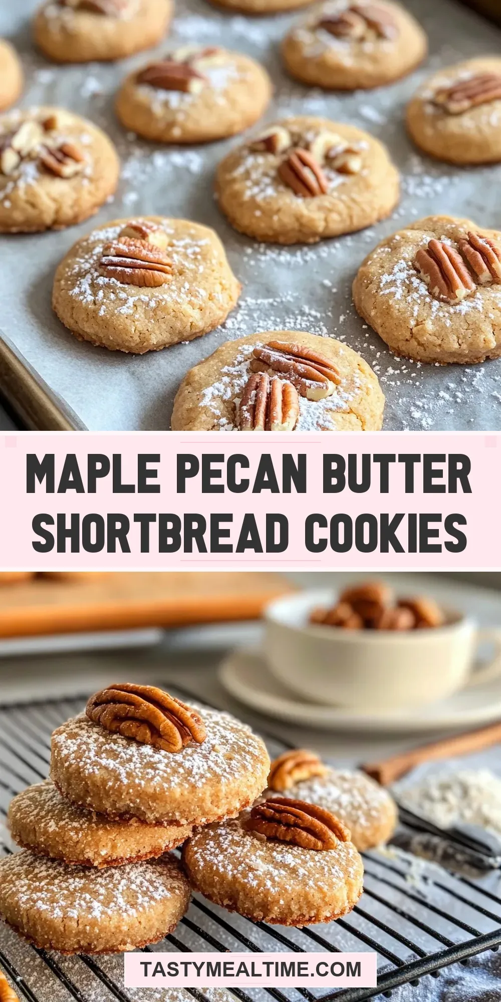 How To Make Tasty Maple Pecan Butter Shortbread Cookies