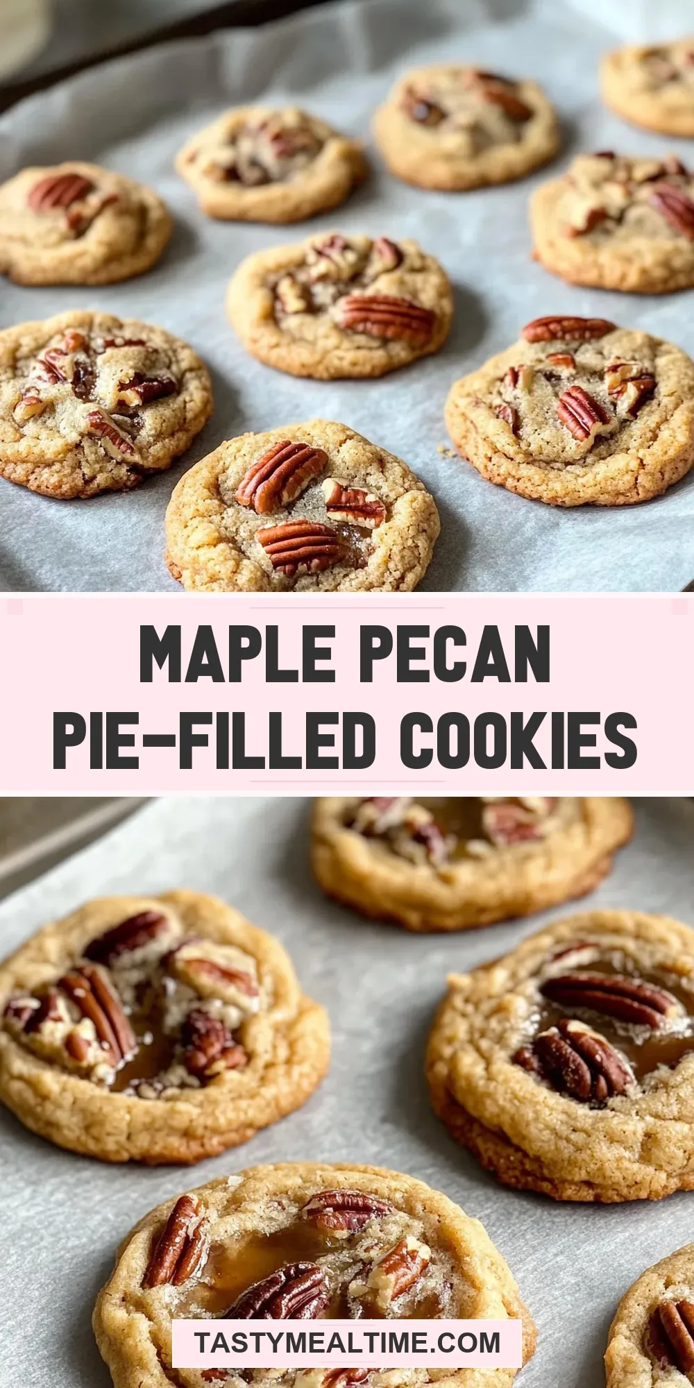 How To Make Tasty Maple Pecan Pie-Filled Cookies