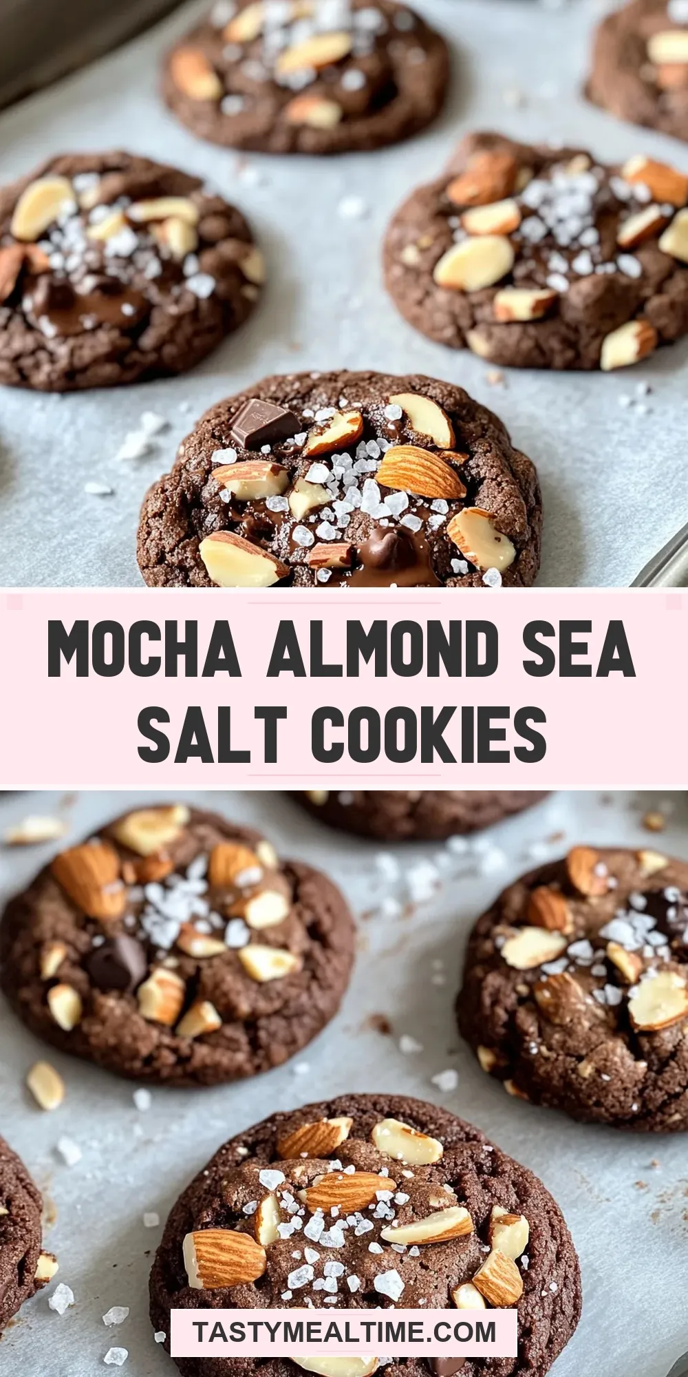 How To Make Savory Mocha Almond Sea Salt Cookies