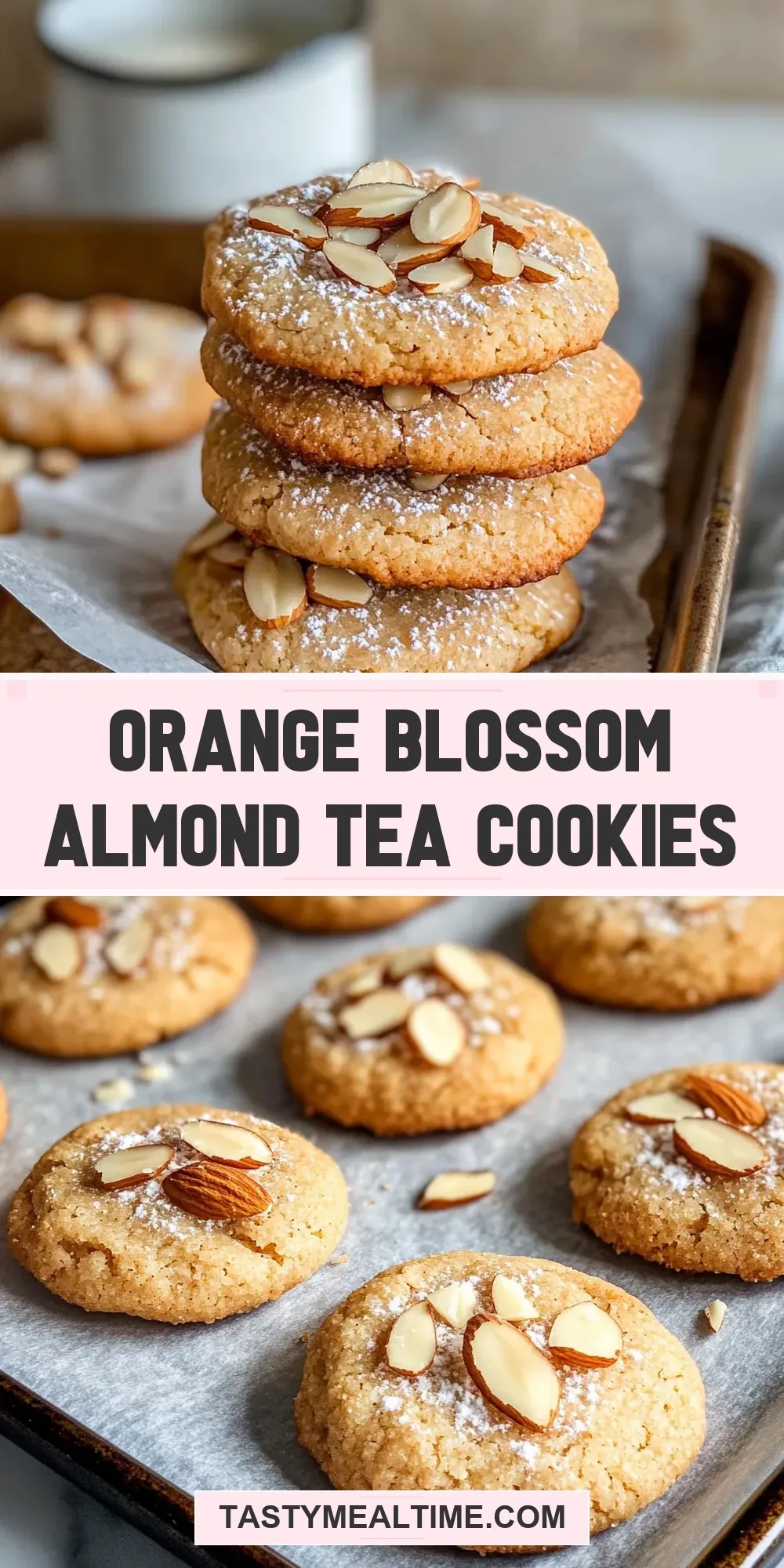 How To Make Irresistible Orange Blossom Almond Tea Cookies