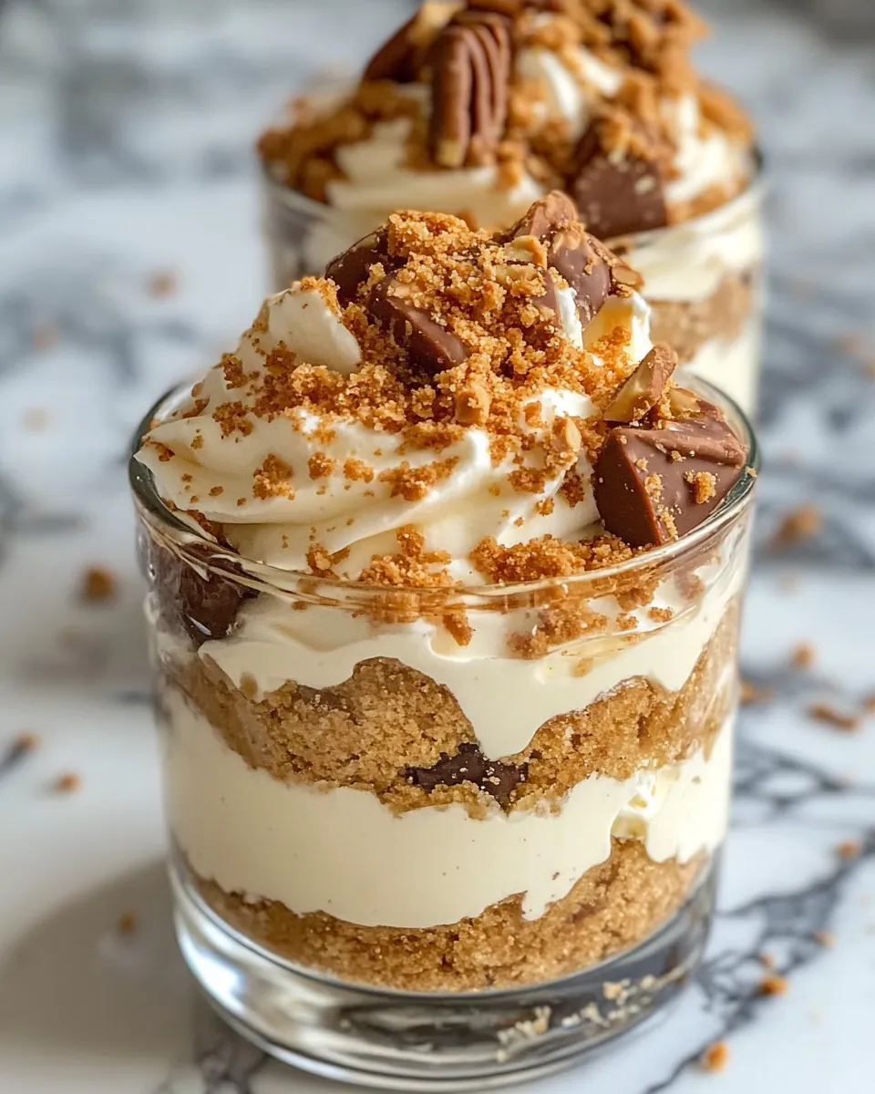 Delicious Biscoff Crunch Cheesecake Parfaits photo