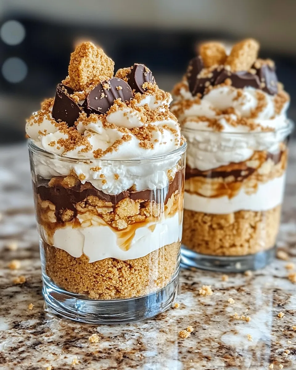 Easy Biscoff Crunch Cheesecake Parfaits recipe image
