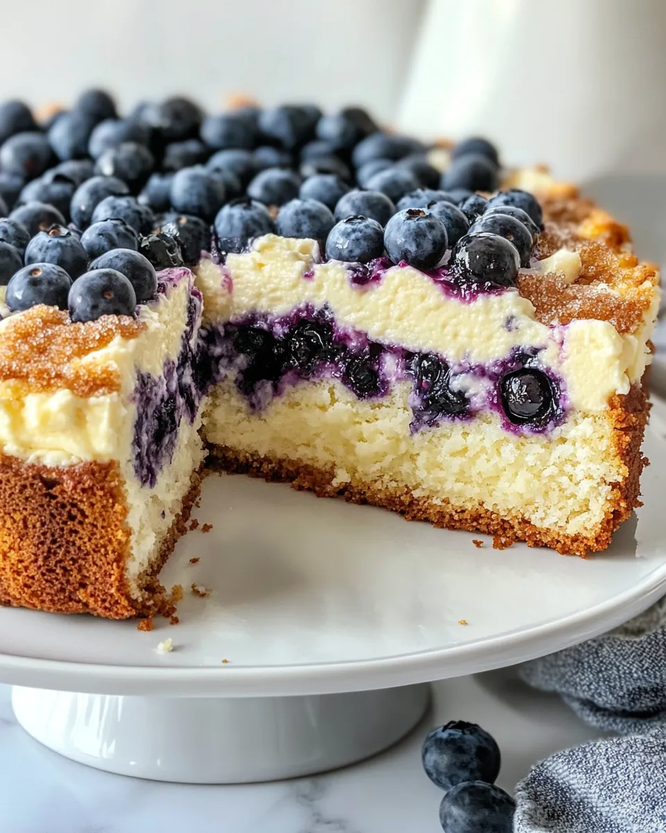 Homemade Blueberry Cheesecake Coffee Cake recipe photo
