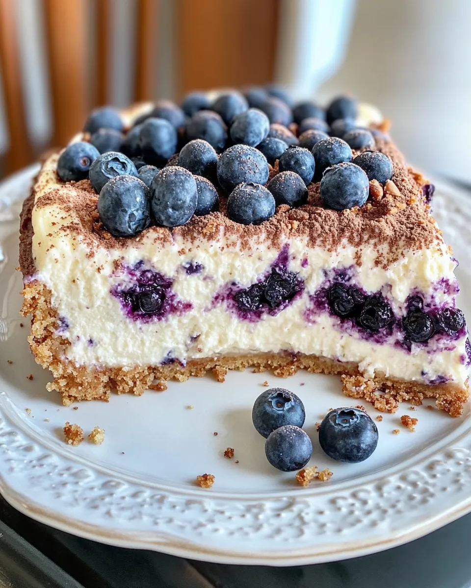 Classic Blueberry Cheesecake Coffee Cake dish photo