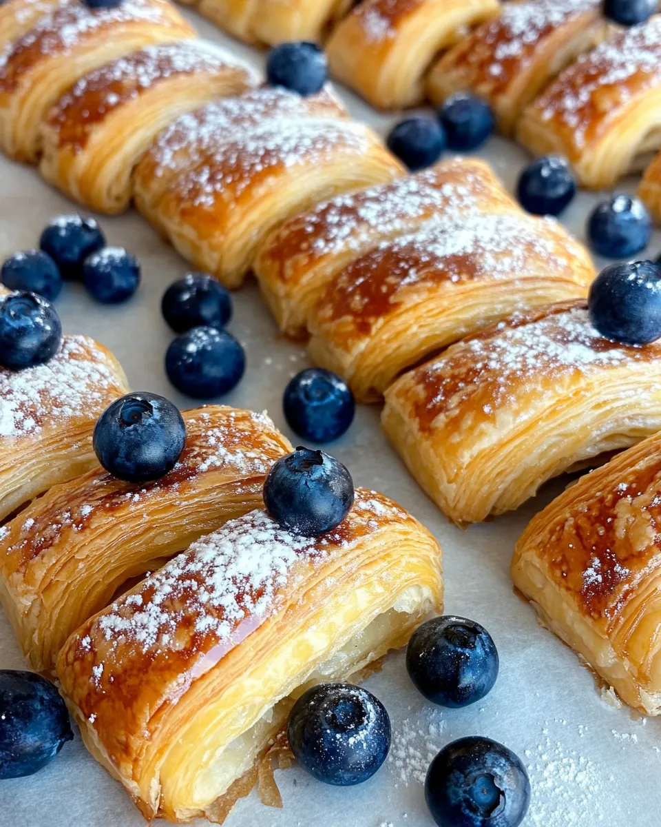 Classic Blueberry Cheesecake Danish Braids image