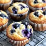 Delicious Blueberry Cheesecake Stuffed Muffins recipe photo