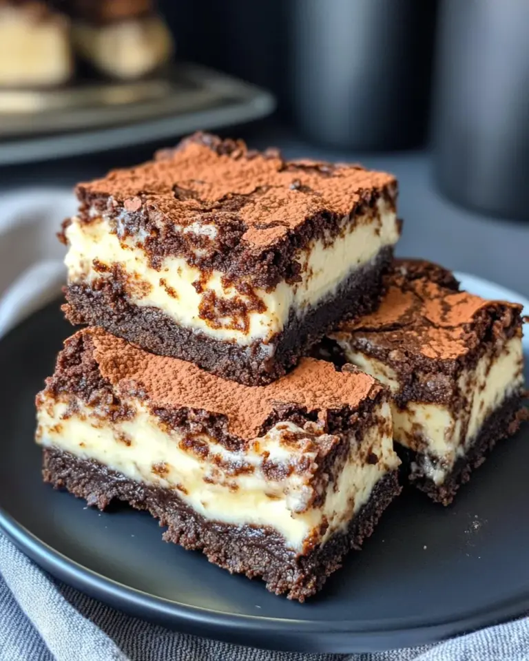 Homemade Brownie Bottom Cheesecake Squares photo