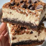 Homemade Cheesecake Bars with Chocolate Chips recipe photo