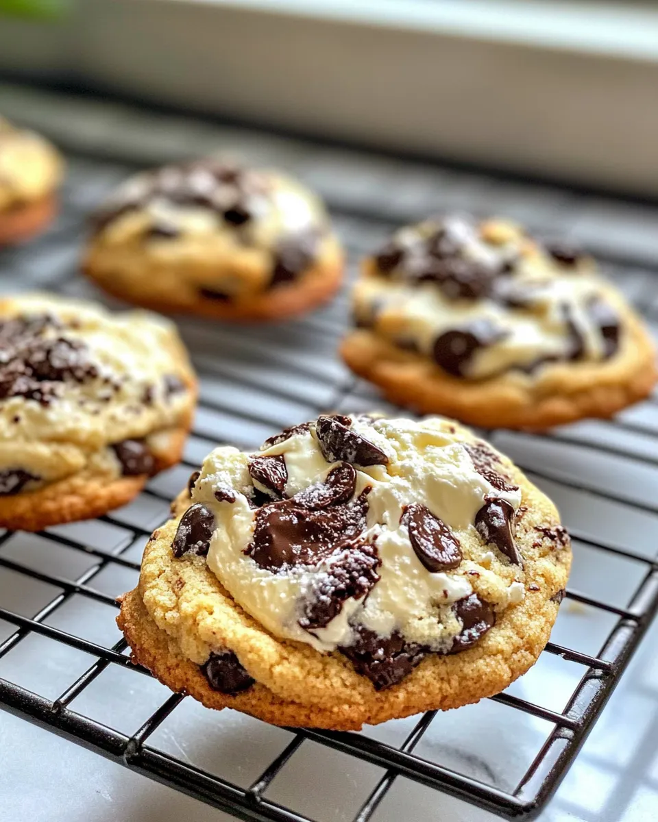 Easy Cheesecake Chocolate Chip Cookies recipe photo