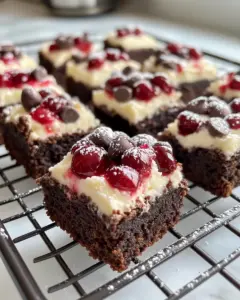 Homemade Cherry Cheesecake Brownie Bombs recipe photo