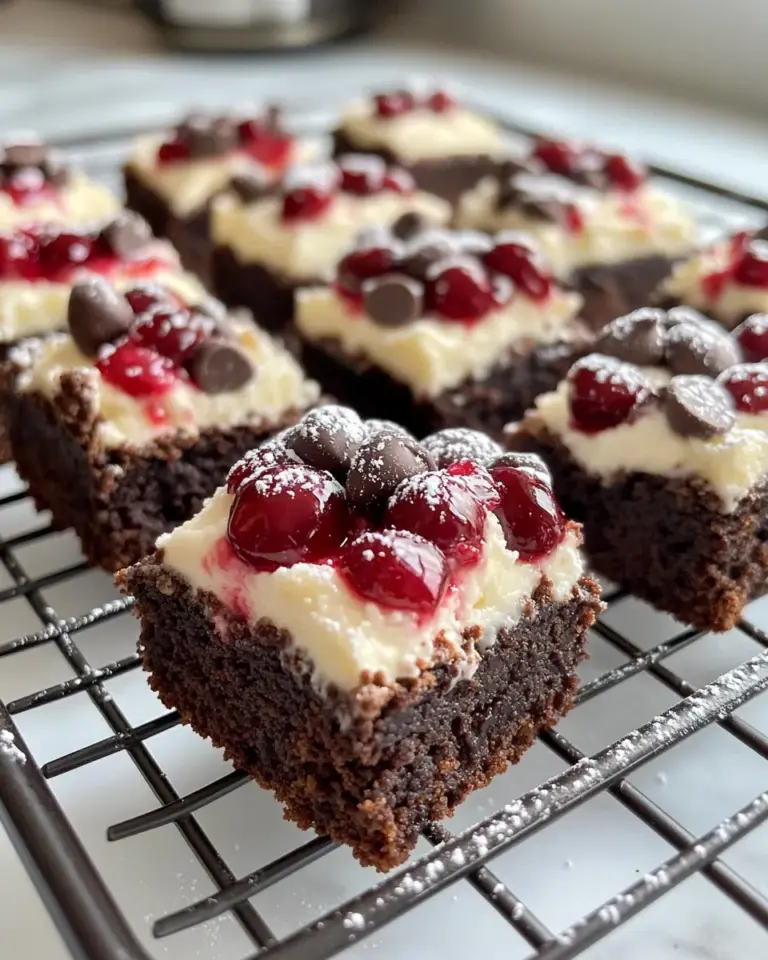 Homemade Cherry Cheesecake Brownie Bombs recipe photo
