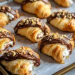 Homemade Choco-Hazelnut Cheesecake Stuffed Crescents photo