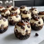Homemade Chocolate Chip Cookie Dough Cheesecake Bites recipe photo
