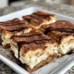 Homemade Churro Cheesecake Crescent Bars recipe photo