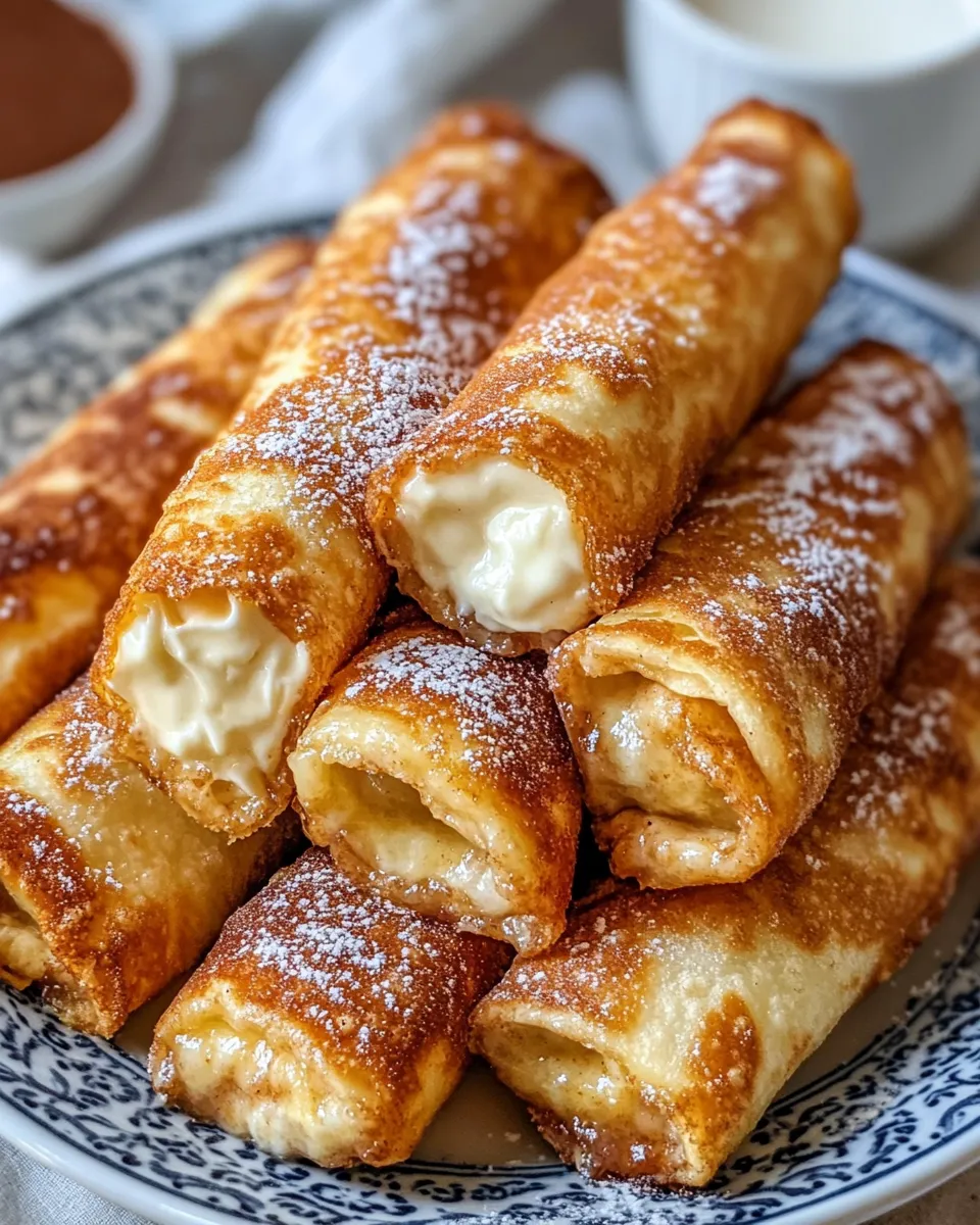 Easy Cinnamon Sugar Cheesecake Chimichangas recipe photo