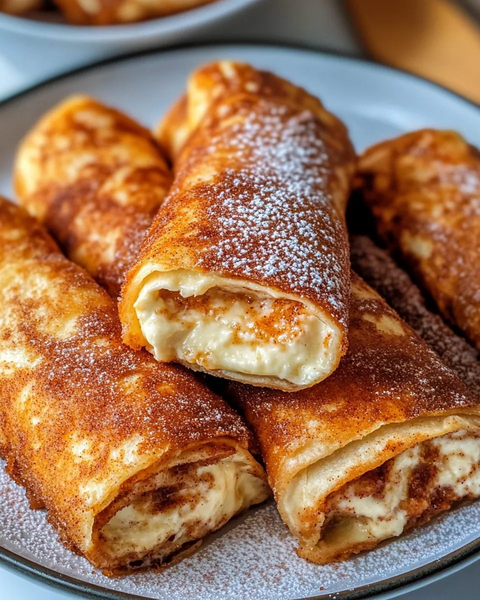 Homemade Cinnamon Sugar Cheesecake Chimichangas dish photo