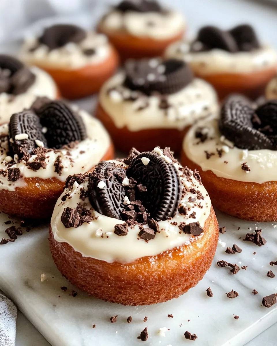 Classic Cookies & Cream Oreo Doughnuts dish photo