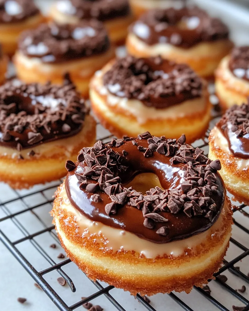 Classic Double Chocolate Cheesecake Donuts image