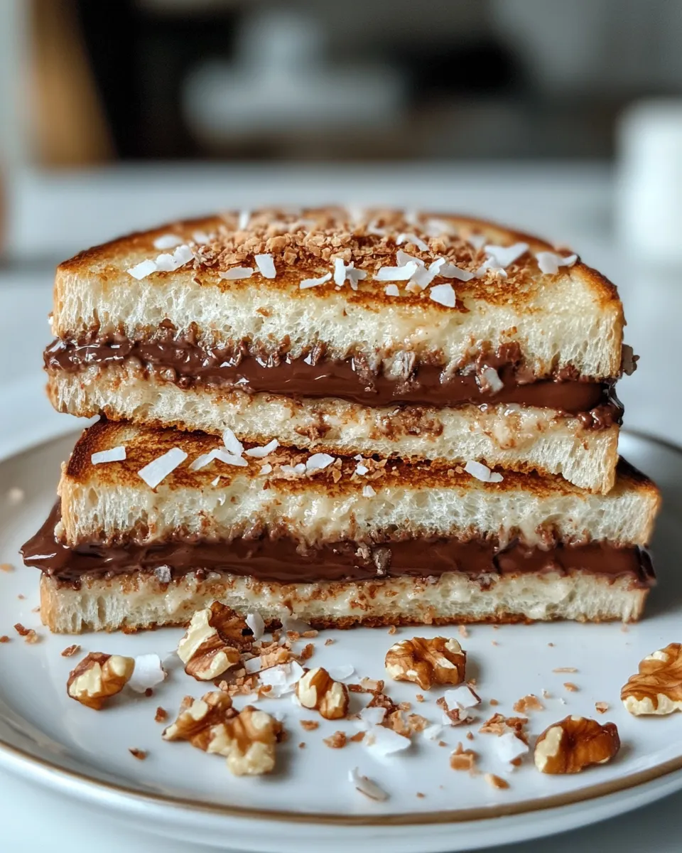 Classic Fluffy Coconut Choco Sandwich image