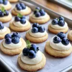 Homemade Lemon Blueberry Cheesecake Thumbprint Cookies photo