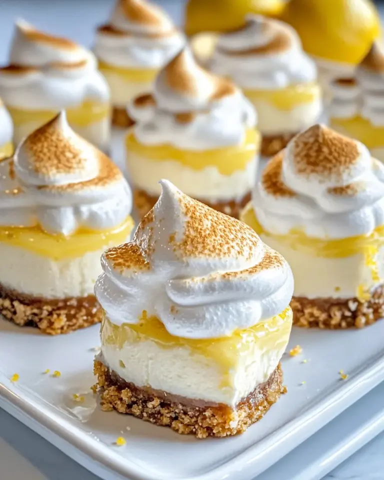 Homemade Lemon Meringue Cheesecake Bites photo