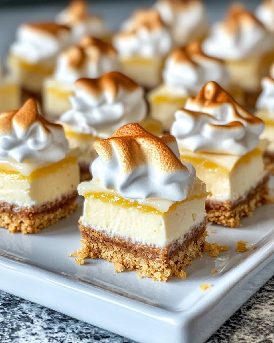 Easy Lemon Meringue Cheesecake Bites recipe photo