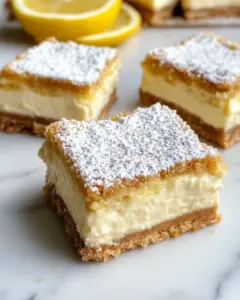 Homemade Lemon Sugar Cookie Cheesecake Bars recipe photo