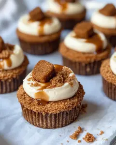 Homemade Mini Lotus Biscoff Swirl Cheesecakes recipe photo