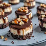 Homemade No-Bake Chocolate Caramel Cheesecake Bites photo