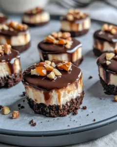 Homemade No-Bake Chocolate Caramel Cheesecake Bites photo